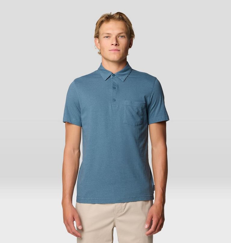 Men's On Edge Polo, Color: Adriatic Blue, image 1