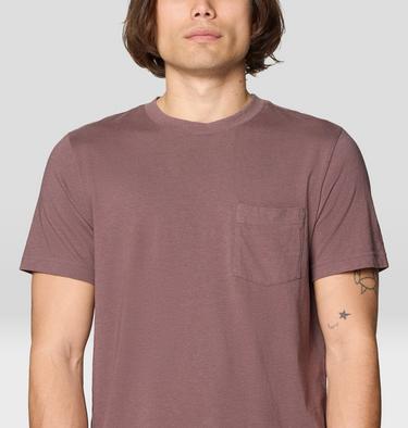 Men's On Edge Short Sleeve T, Color: Warm Ash, image 8