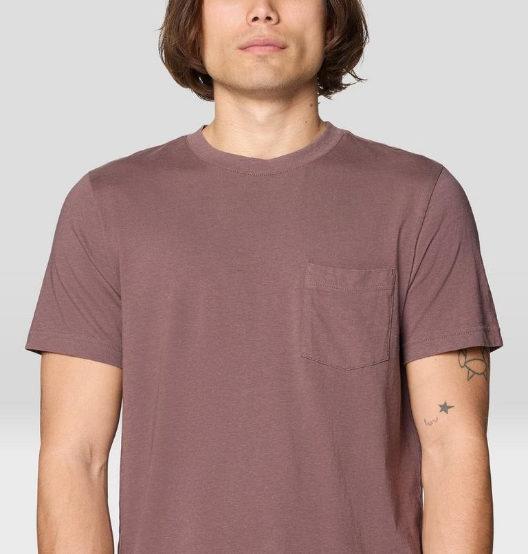 Men's On Edge Short Sleeve T, Color: Warm Ash, image 4