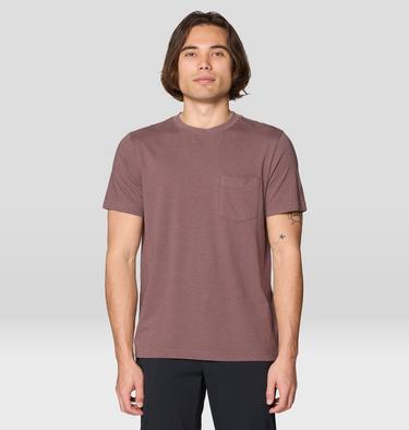 Men's On Edge Short Sleeve T, Color: Warm Ash, image 5