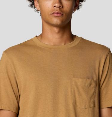 Men's On Edge Short Sleeve T, Color: Buck, image 4