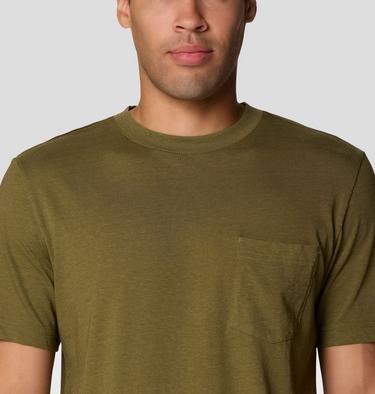Men's On Edge Short Sleeve T, Color: Combat Green, image 4