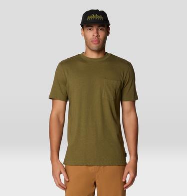 Men's On Edge Short Sleeve T, Color: Combat Green, image 1