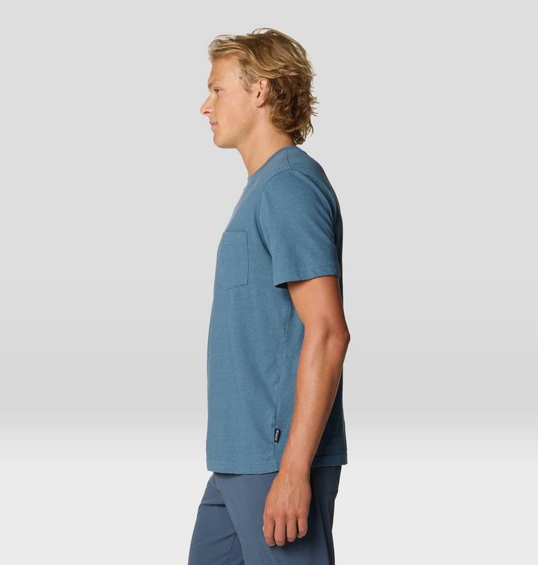 Men's On Edge Short Sleeve T, Color: Adriatic Blue, image 3