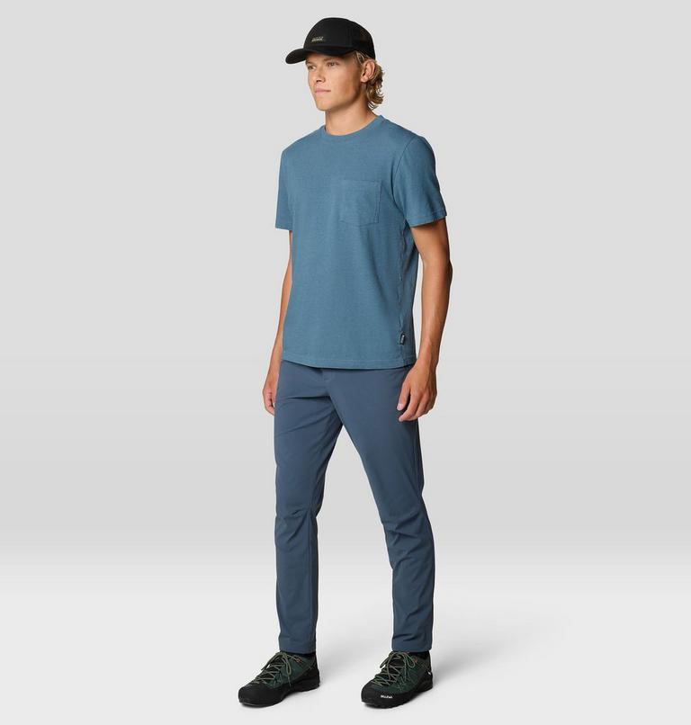 Men's On Edge Short Sleeve T, Color: Adriatic Blue, image 5