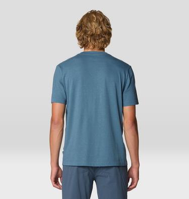 Men's On Edge Short Sleeve T, Color: Adriatic Blue, image 2