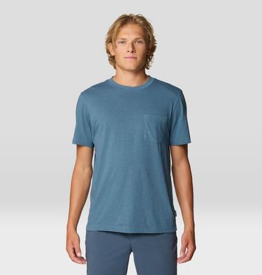 Men's On Edge Short Sleeve T, Color: Adriatic Blue, image 1