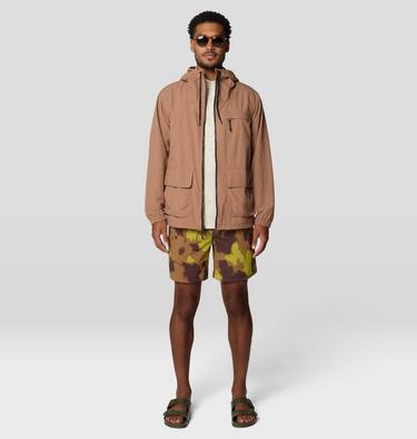 Men's Stryder Short, Color: New Clay Blissed Dye Print, image 2