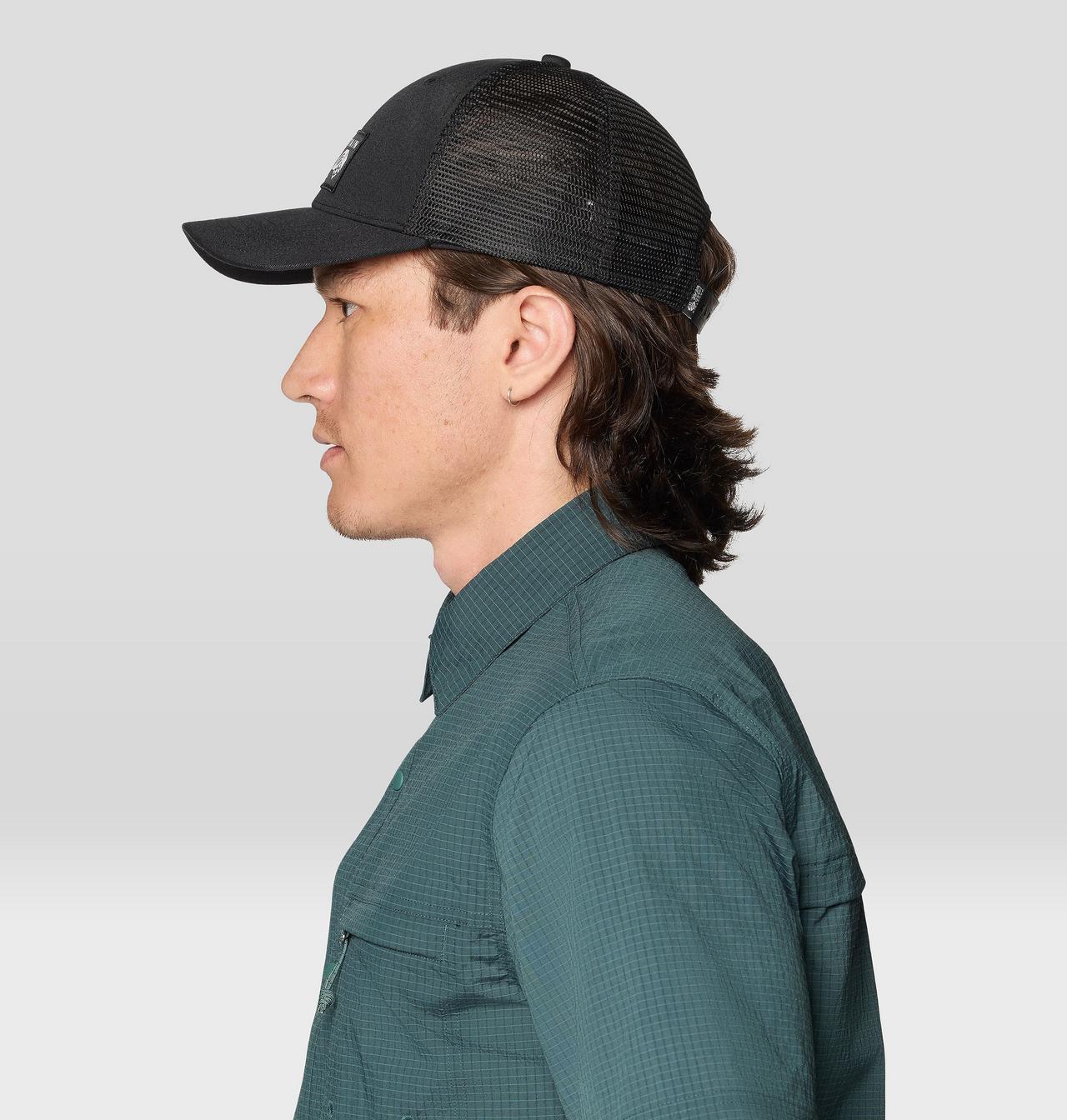 Recycled Trucker Cap with Water Repellent Finish Paddle Recycled Trucker Hat – Long Path Outfitters main image 4