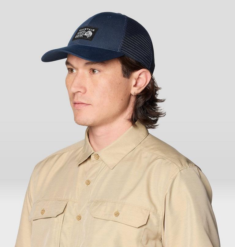 Recycled Trucker Hat, Color: Hardwear Navy, image 3