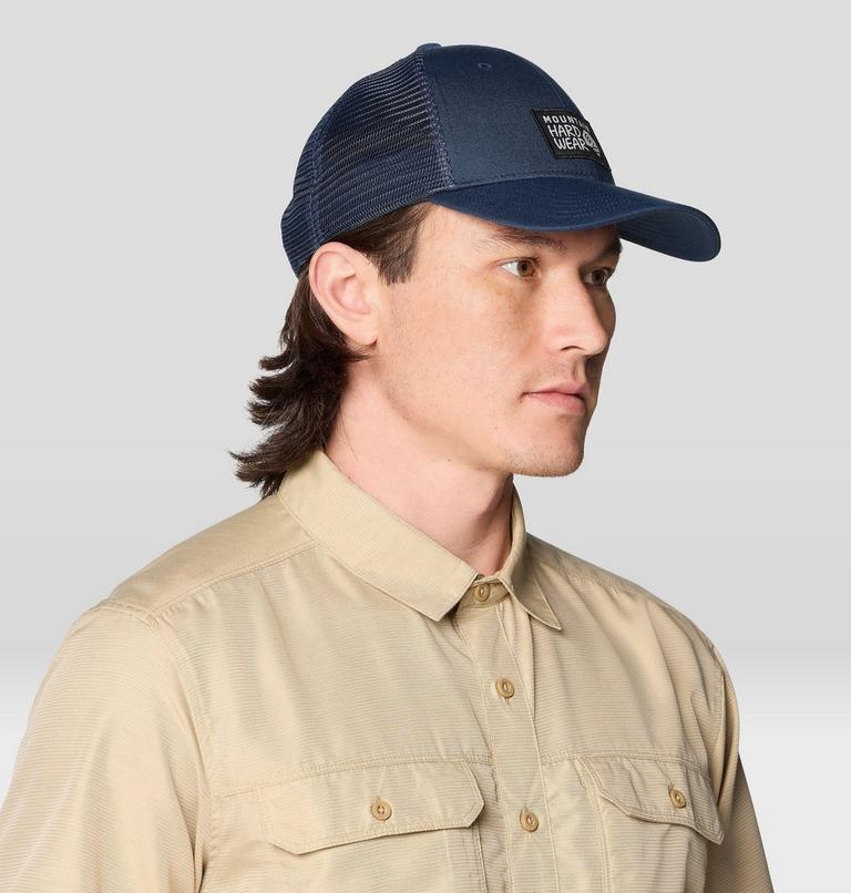 Recycled Trucker Hat, Color: Hardwear Navy, image 5