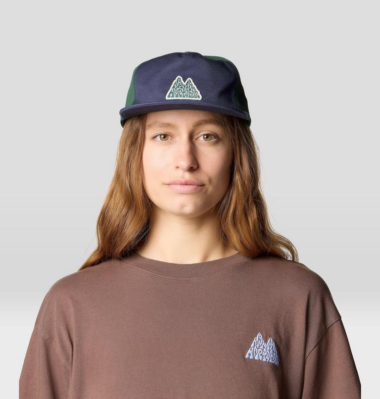 Canvas 5 Panel Hat, Color: Lapis Dusk / Blue Pine, image 6