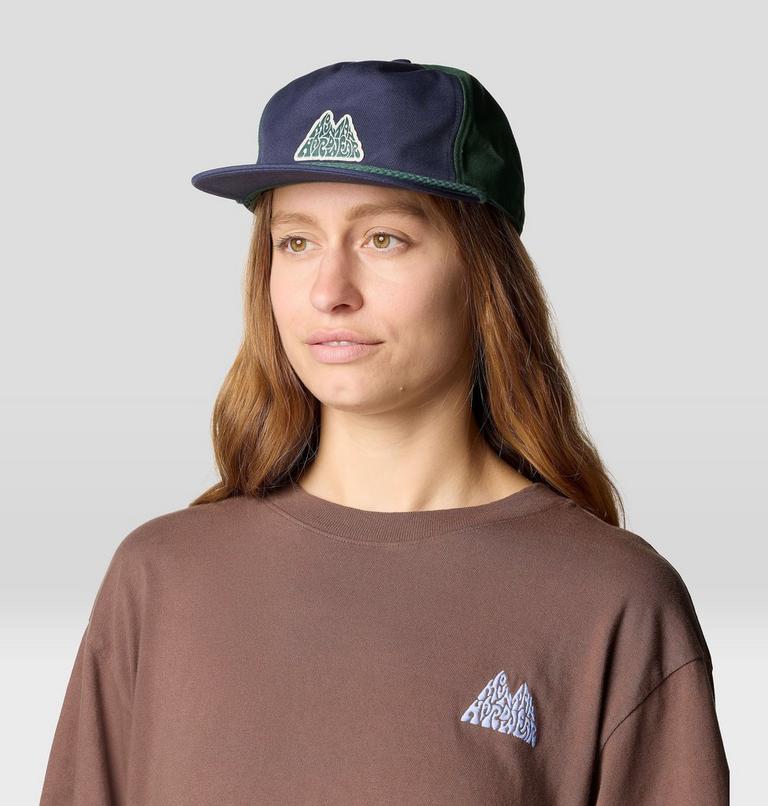 Canvas 5 Panel Hat, Color: Lapis Dusk / Blue Pine, image 8