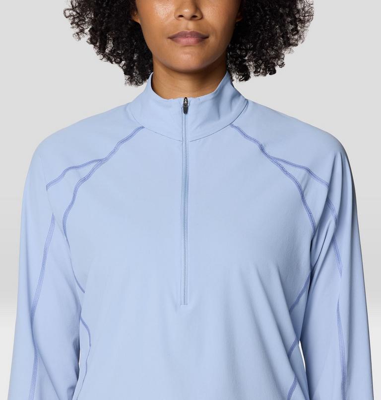 Women's Sunshield 1/2 Zip, Color: Beach Breeze, image 6