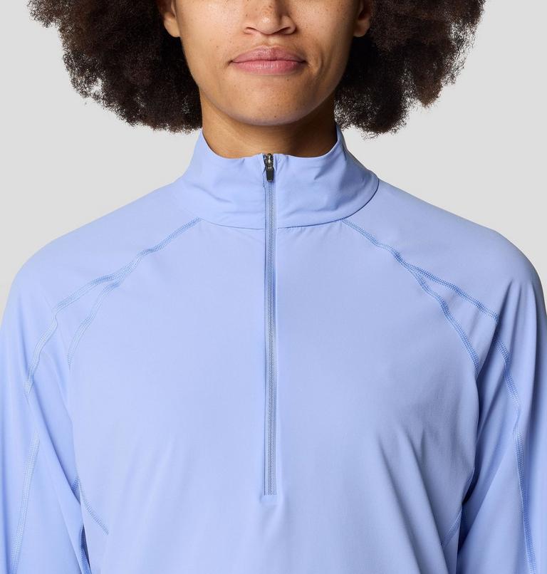 Women's Sunshield 1/2 Zip, Color: Light Illusion, image 5