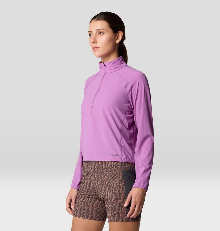 Women's Sunshield 1/2 Zip, Color: Lilac Glow, image 4