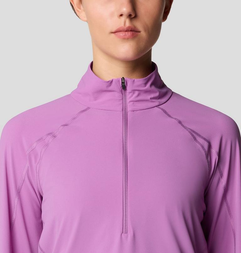 Women's Sunshield 1/2 Zip, Color: Lilac Glow, image 5