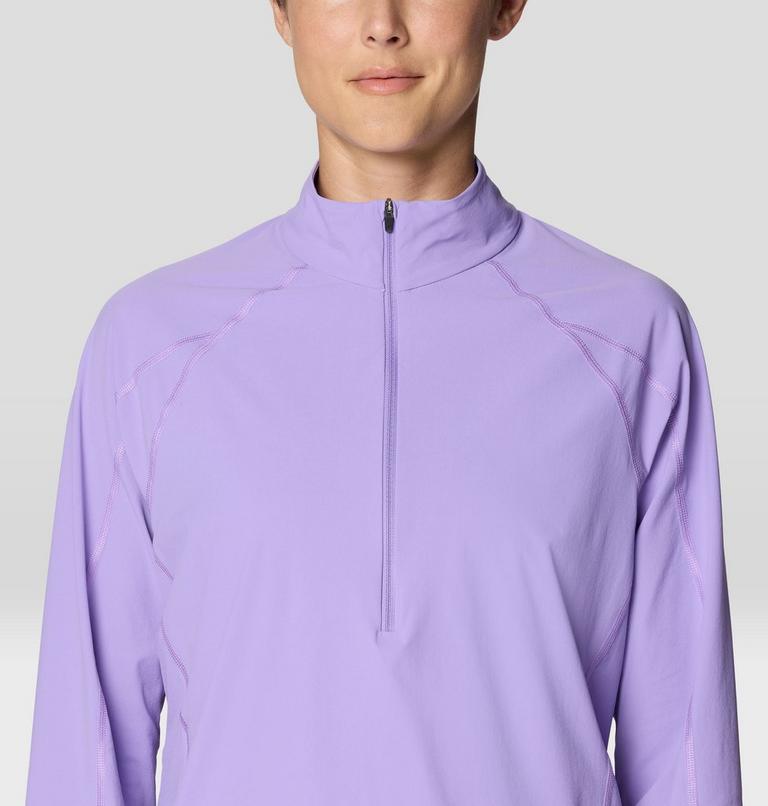 Women's Sunshield 1/2 Zip, Color: Harbor Violet, image 6