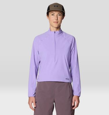 Women's Sunshield 1/2 Zip, Color: Harbor Violet, image 17