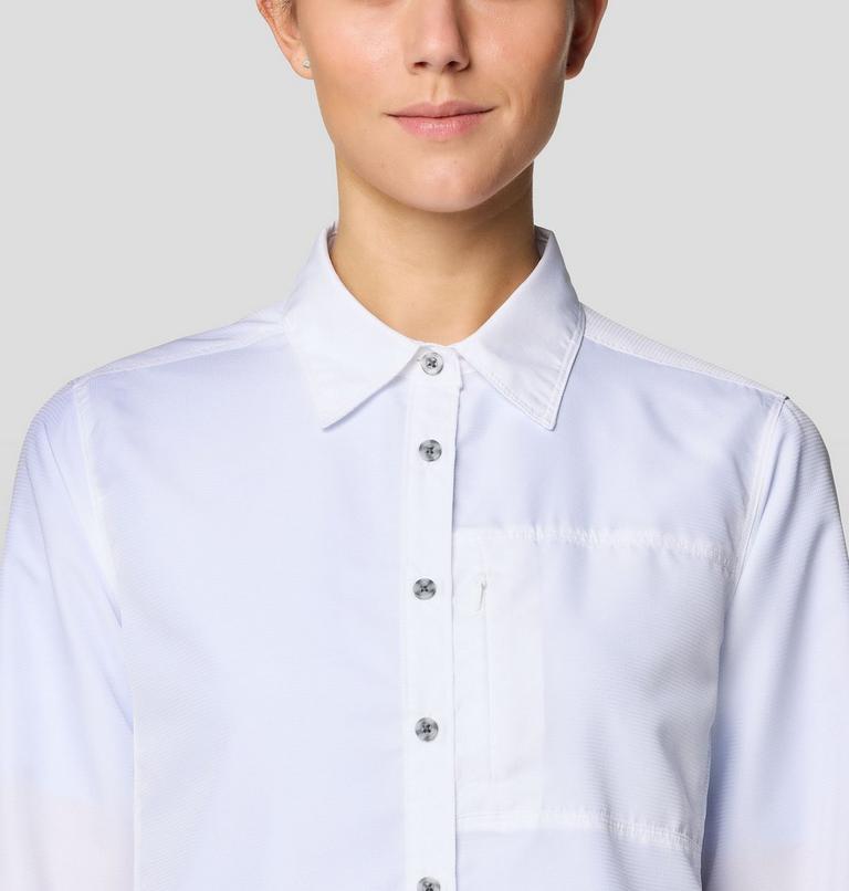 Women's Canyon Long Sleeve, Color: White, image 5