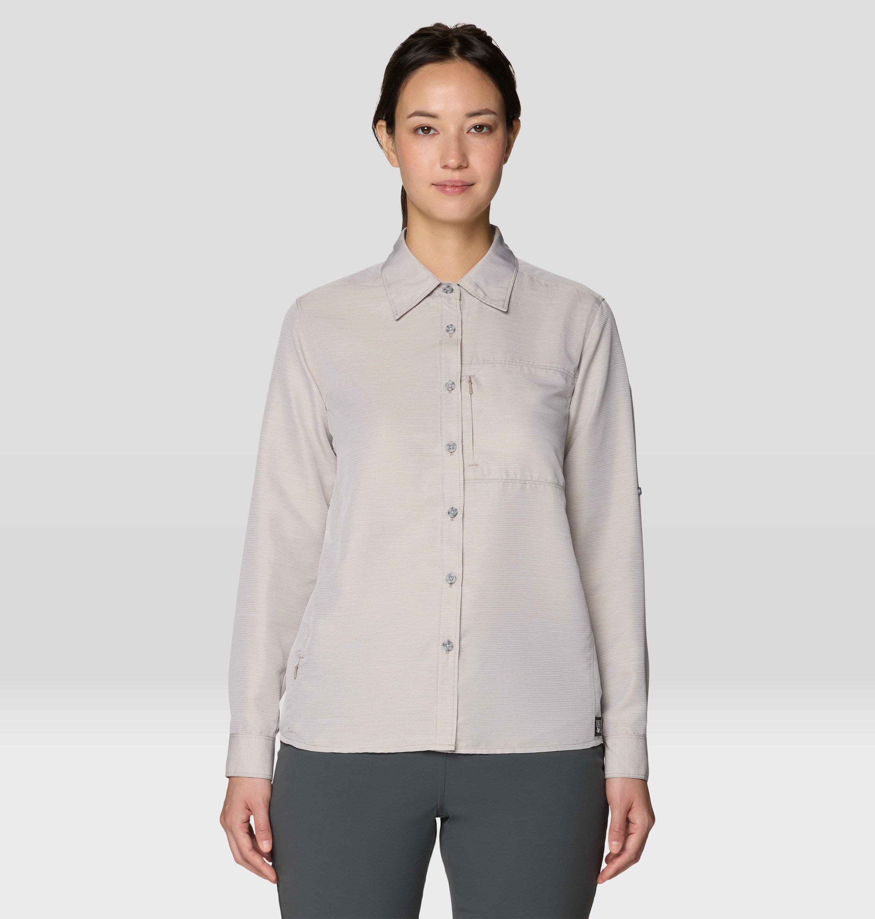 Mountain Hardwear Women's Canyon Long Sleeve Shirt - XS - Brown