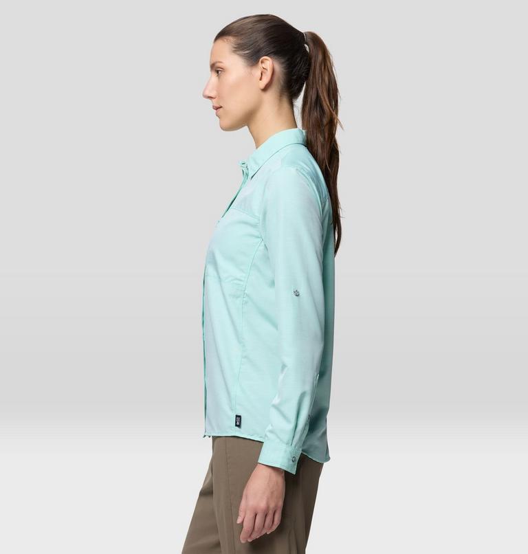 Women's Canyon Long Sleeve, Color: Icy Teal, image 4