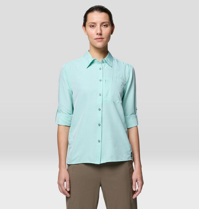 Women's Canyon Long Sleeve, Color: Icy Teal, image 5