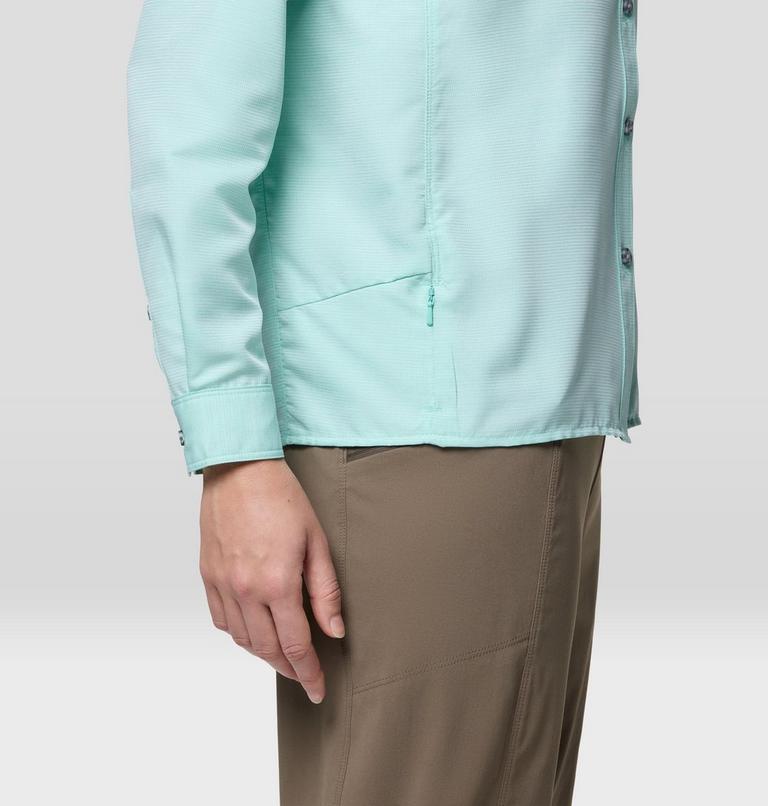Women's Canyon Long Sleeve, Color: Icy Teal, image 7