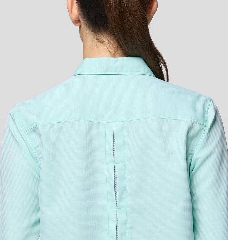 Women's Canyon Long Sleeve, Color: Icy Teal, image 8