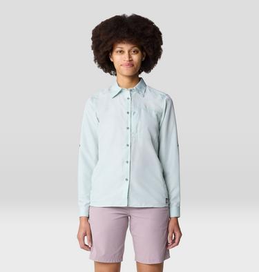 Women's Canyon Long Sleeve, Color: Mineral Spring, image 1