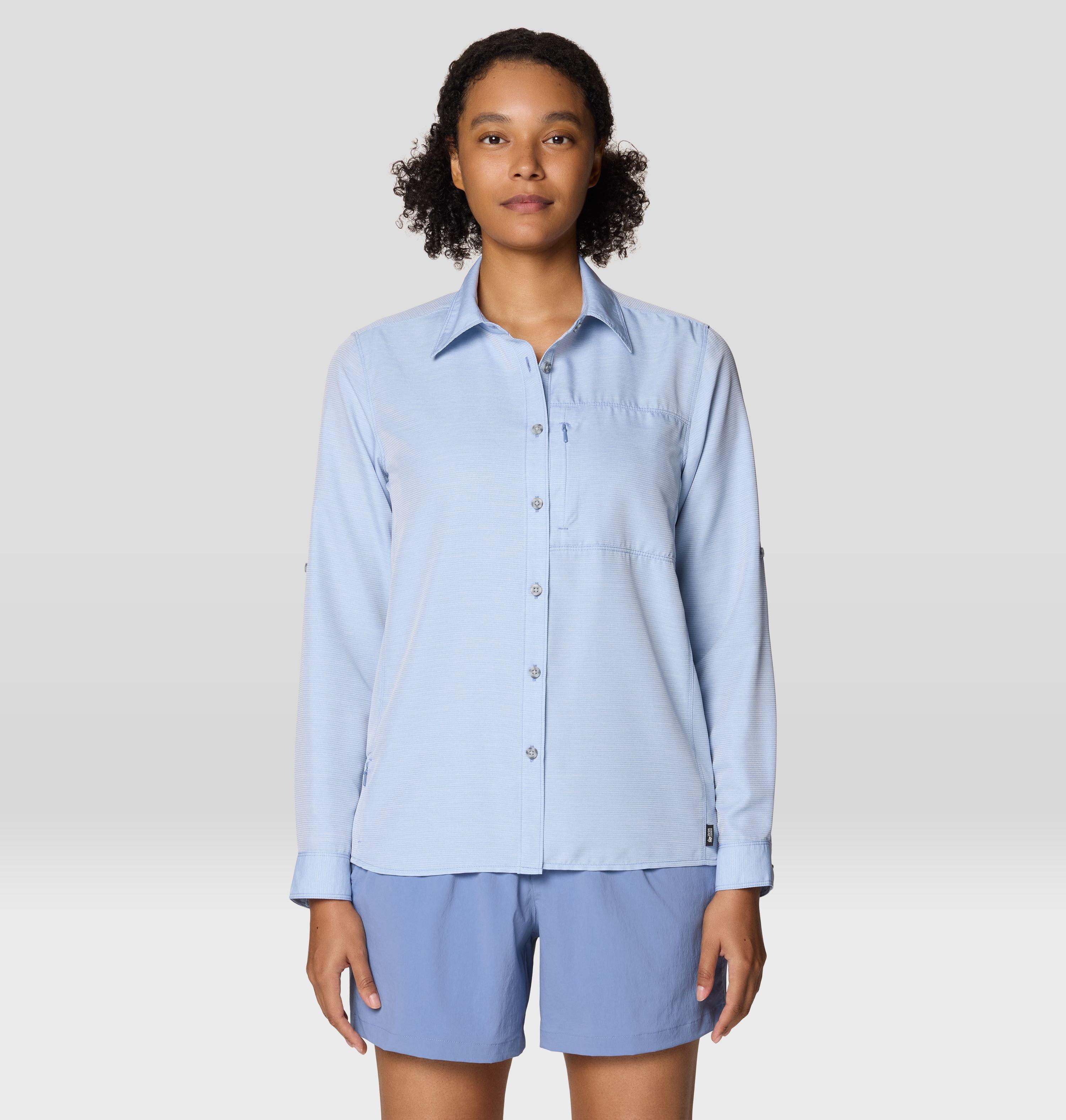 Mountain Hardwear Women's Canyon Long Sleeve Shirt - S - Blue