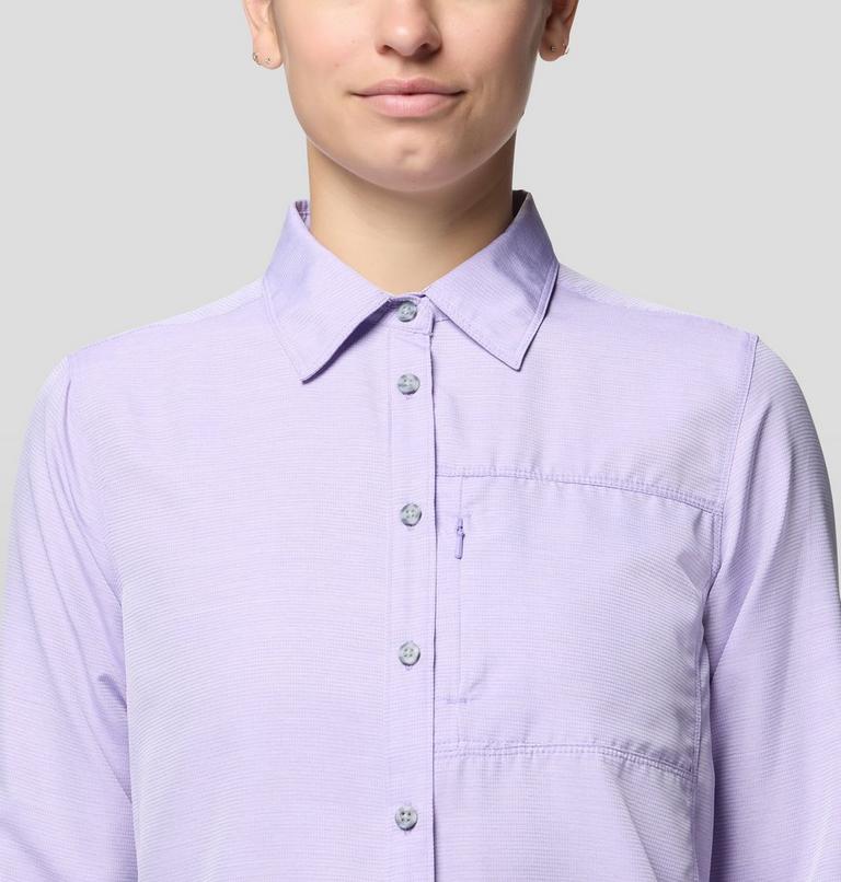 Women's Canyon Long Sleeve, Color: Harbor Violet, image 6