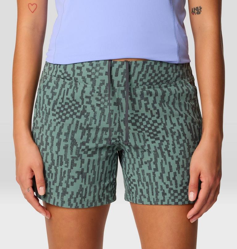 Women's Dynama Short, Color: Blue Pine Digidaze Print, image 6
