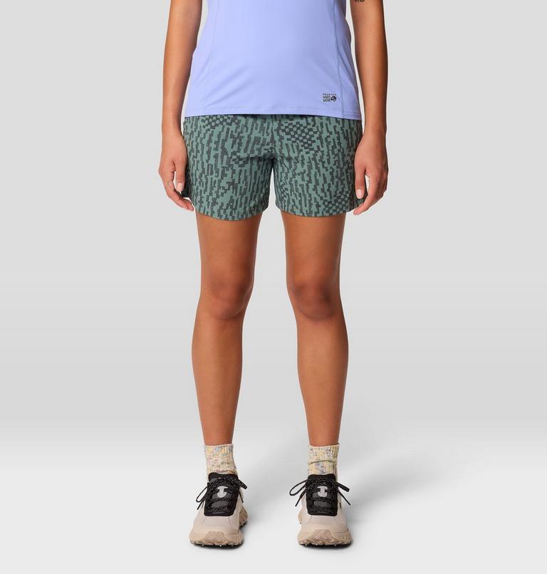 Women's Dynama Short, Color: Blue Pine Digidaze Print, image 1