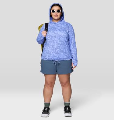 Women's Dynama Short - Plus Size, Color: Moon Blue, image 6