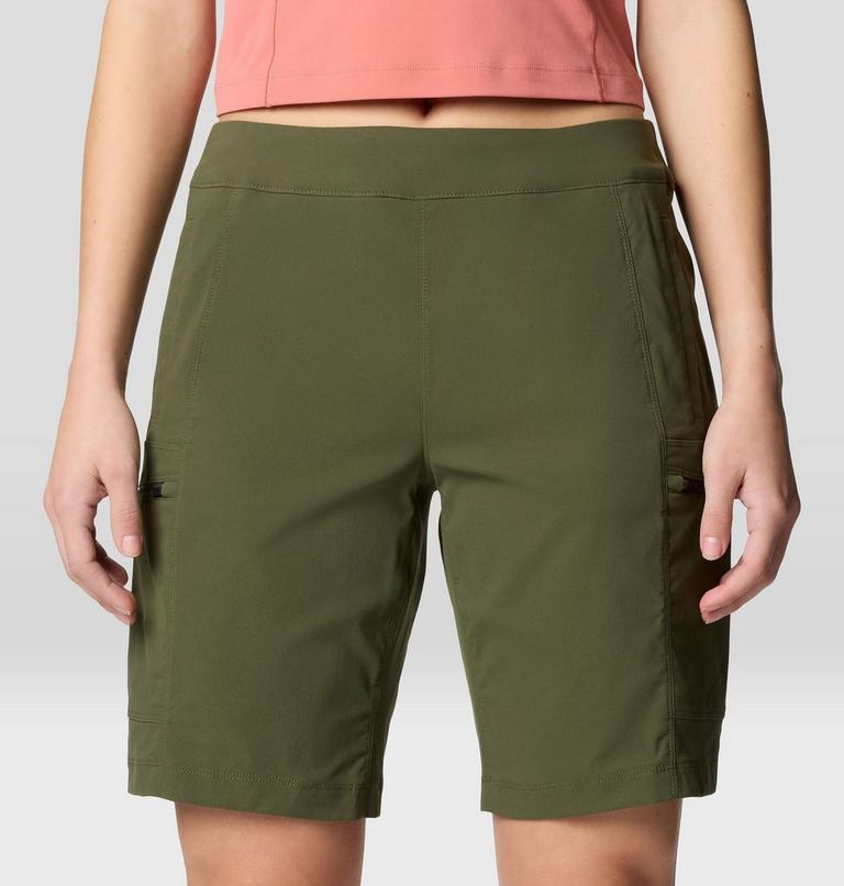 Women's Dynama High Rise Bermuda, Color: Dark Pine, image 6