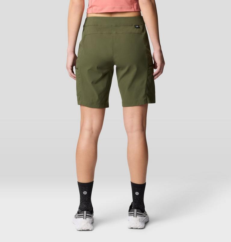 Women's Dynama High Rise Bermuda, Color: Dark Pine, image 4