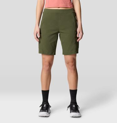 Women's Dynama High Rise Bermuda, Color: Dark Pine, image 1