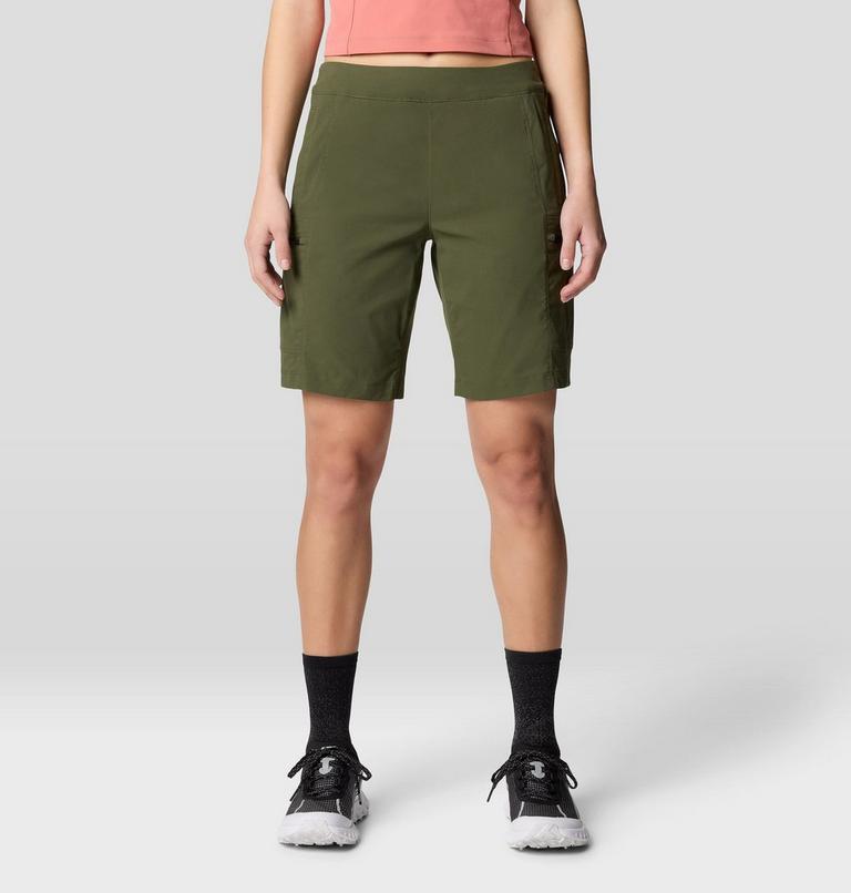 Women's Dynama High Rise Bermuda, Color: Dark Pine, image 1