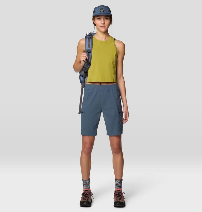 Women's Dynama High Rise Bermuda, Color: Moon Blue, image 2