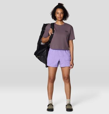Women's Stryder Belted Short, Color: Harbor Violet, image 6