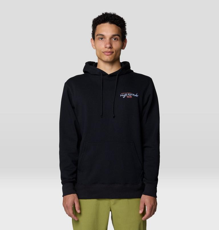 Men's High Alt Pullover Crew, Color: Black, image 1