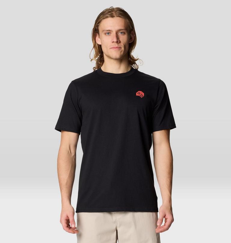 Men's MHW Circle Short Sleeve, Color: Black, image 2