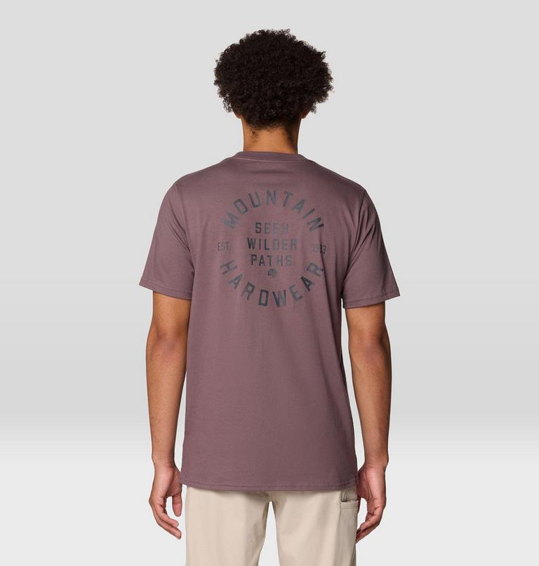 Men's MHW Circle Short Sleeve, Color: Warm Ash, image 2