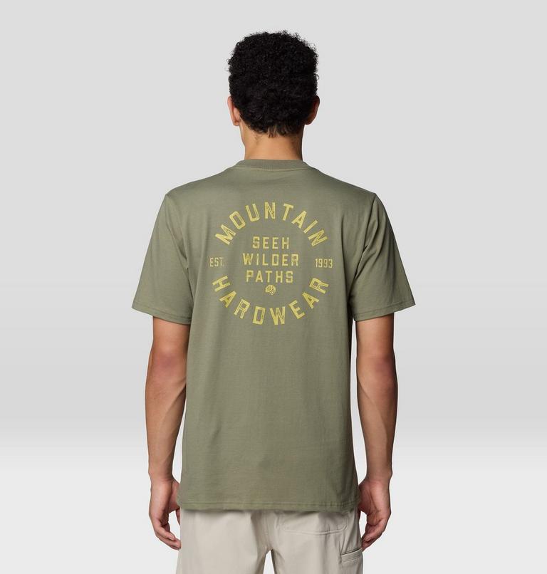 Men's MHW Circle Short Sleeve, Color: Mission Olive, image 3
