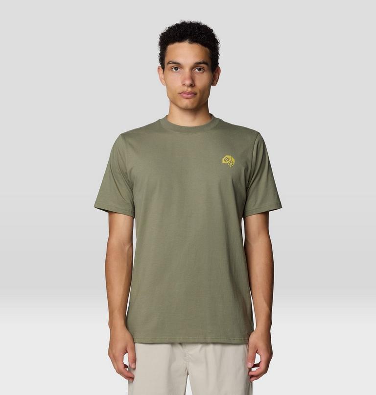 Men's MHW Circle Short Sleeve, Color: Mission Olive, image 1
