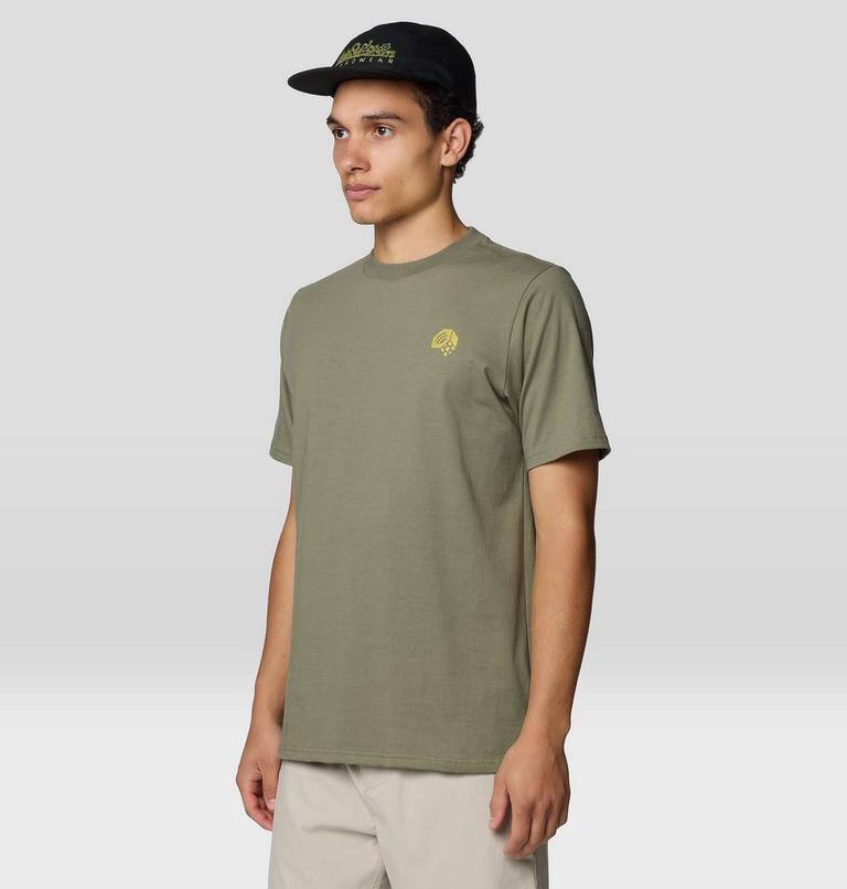 Men's MHW Circle Short Sleeve, Color: Mission Olive, image 2