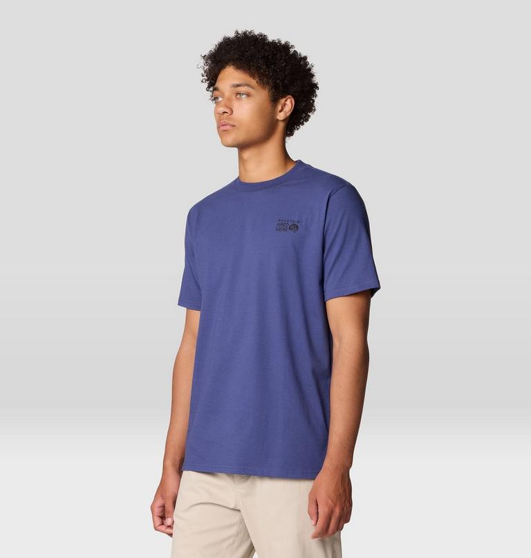 Men's Mountain Sunset Short Sleeve, Color: Lapis Dusk, image 7
