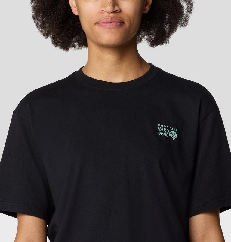 Women's MHW Circle Boxy Short Sleeve, Color: Black, image 5