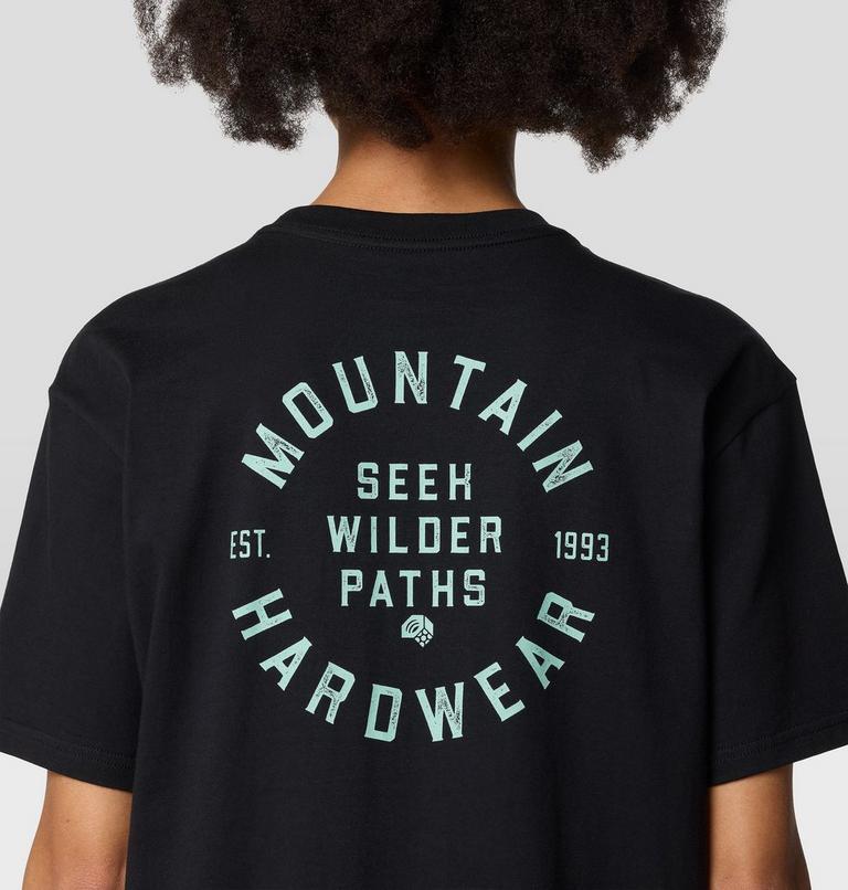 Women's MHW Circle Boxy Short Sleeve, Color: Black, image 6